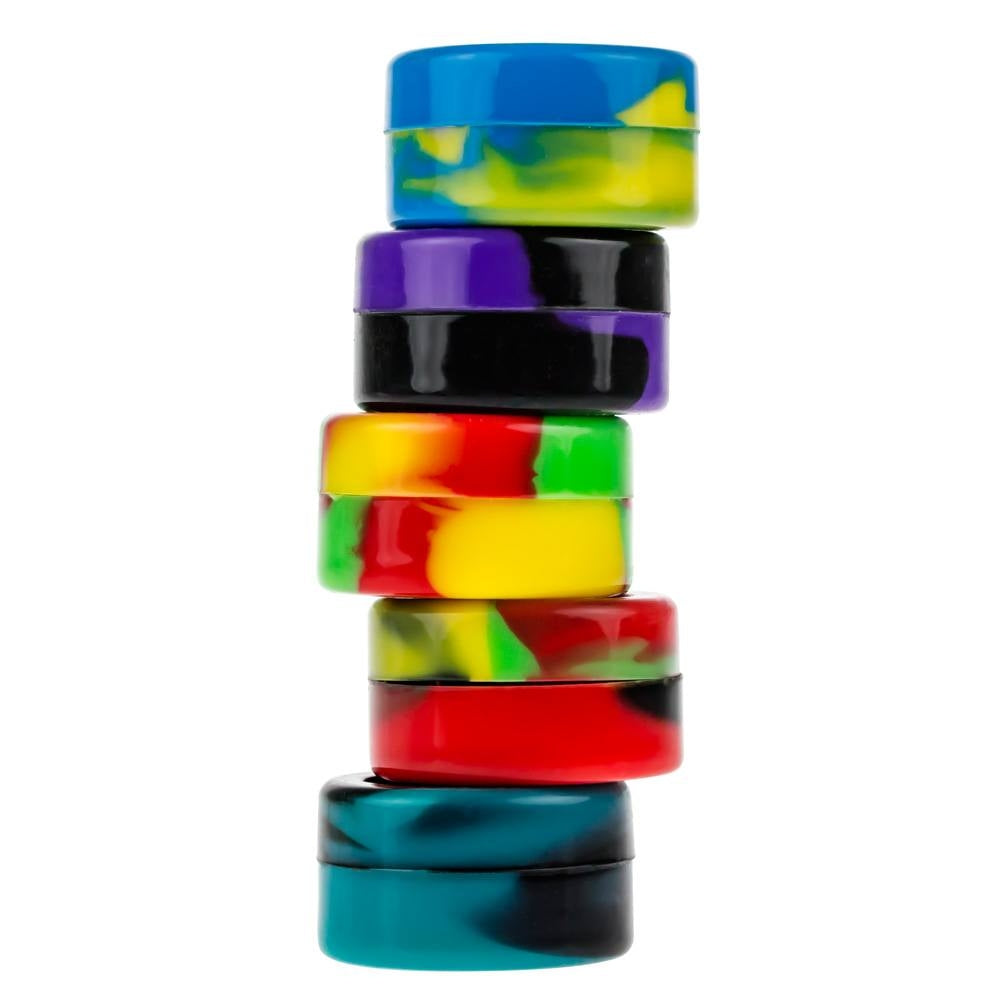 Silicone Non-Stick Stash Container - Comes in Random Color 