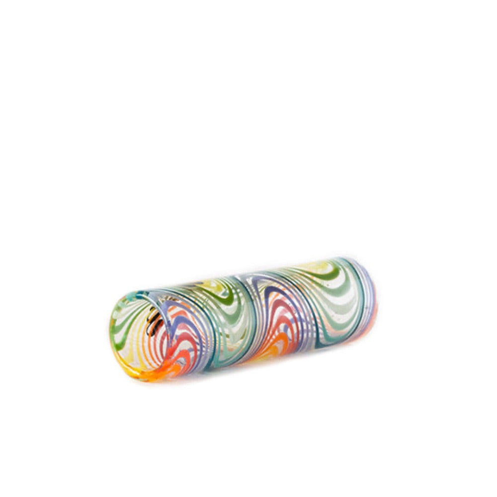 Stündenglass iDab Glass Hookah Hose Tip | Rainbow | laying