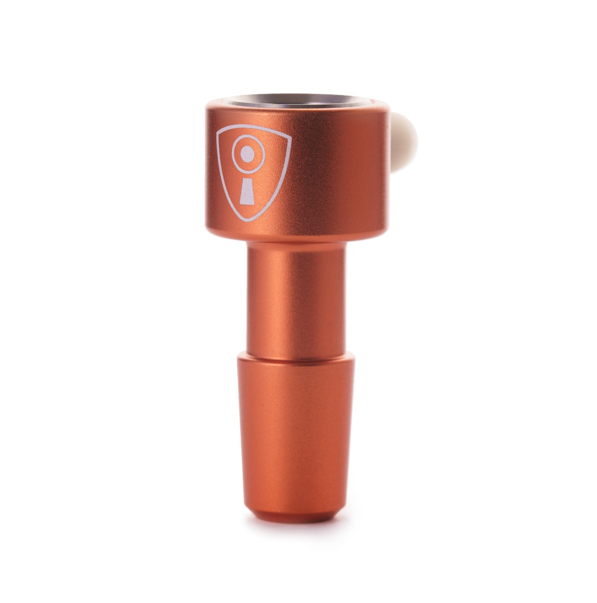 Invincibowl Metal Bowl with Screen and Male Joint | 14.5mm | Orange | Front View