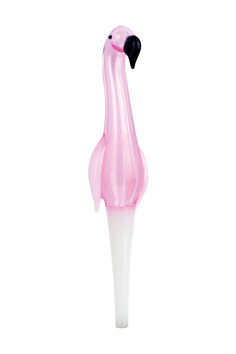 Flamingo Glass Dab Straw Collector