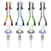 The Drip 7.5 Inch Terp Drip Dab Straw Collector | Quartz Tip