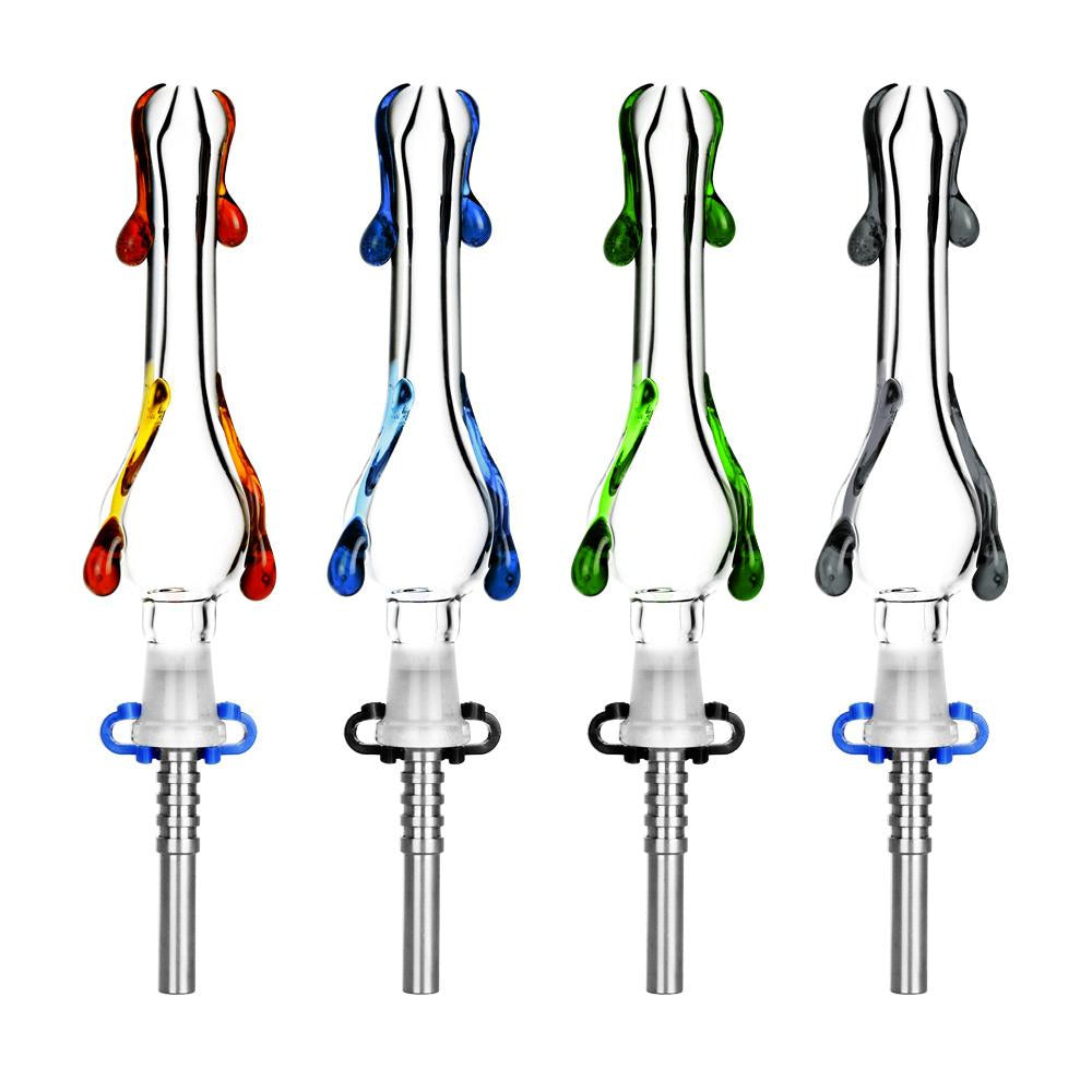 The Drip 7.5 Inch Terp Drip Dab Straw Collector | Titanium Tip