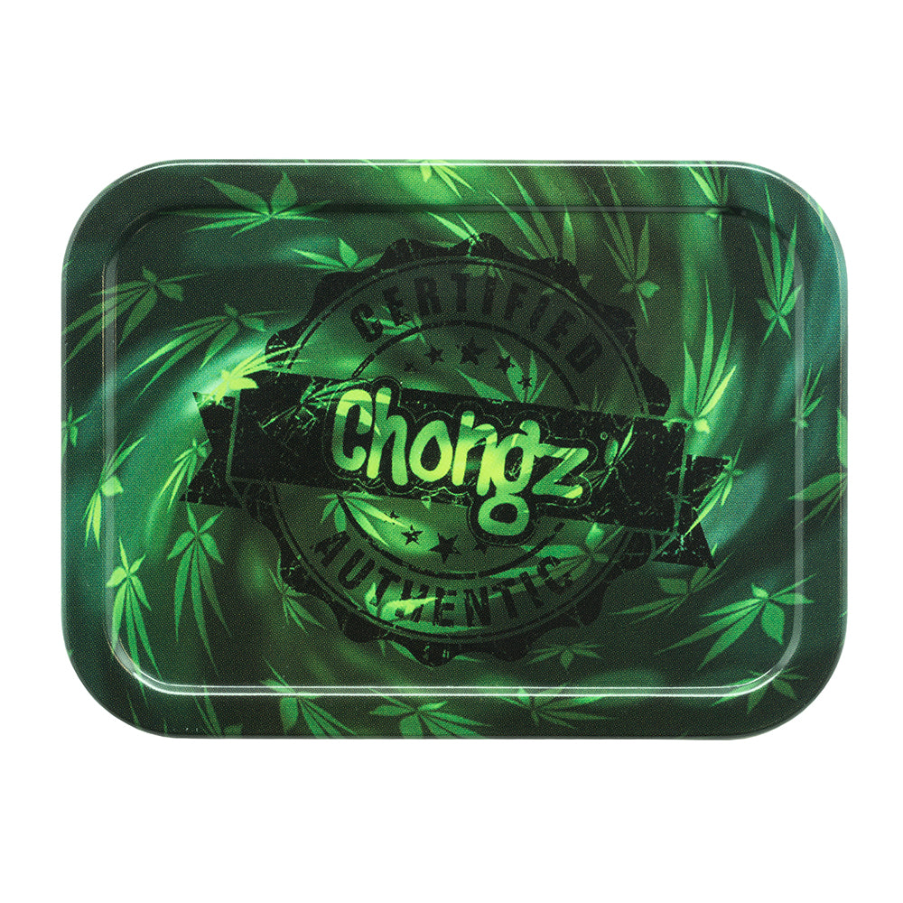 Chongz Swirl Leaf Stash Tin | 2oz - Bottom View 