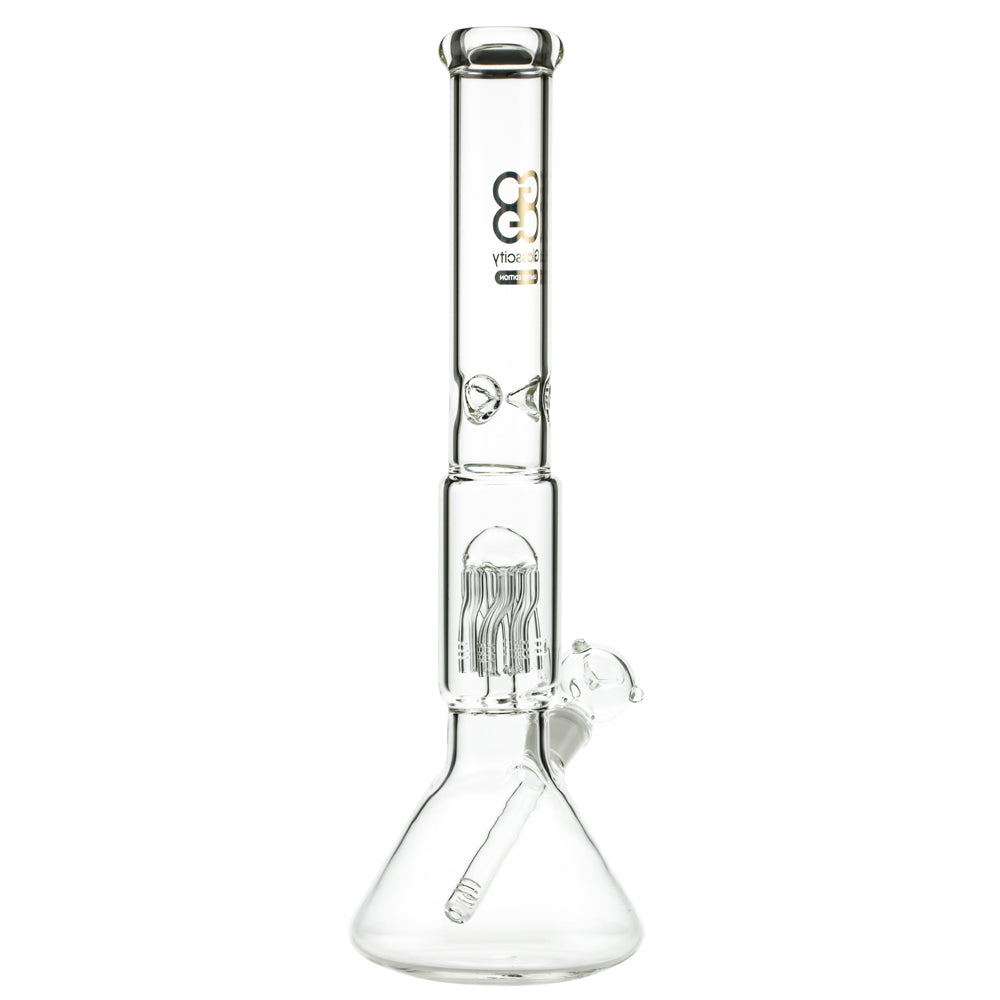 Glasscity Limited Edition Beaker Ice Bong with Twisted Tree Perc - Side View 3