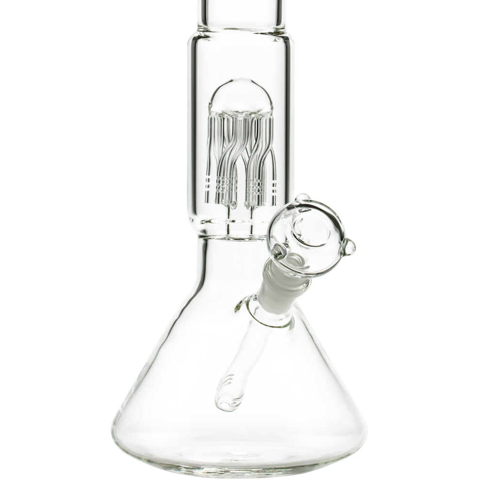 Glasscity Limited Edition Beaker Ice Bong with Twisted Tree Perc - Close Up Bottom