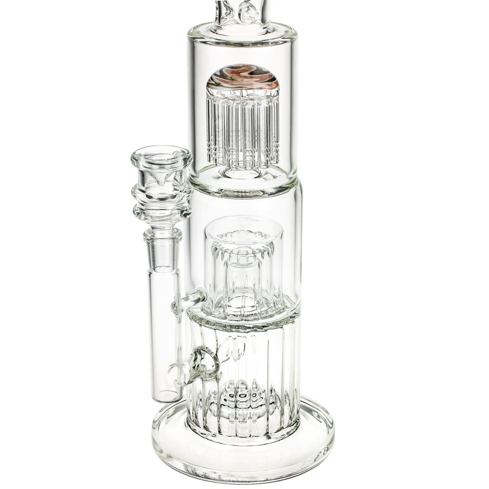 Glasscity Limited Edition Royal Highness Percolator Ice Bong - Close Up Bottom 