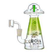 Croia Glass UFO Alien Dab Rig with Showerhead Perc | Croia Glass