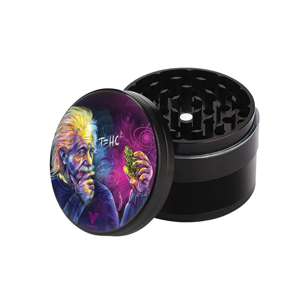 V Syndicate 4-Piece CleanCut Non-Stick Grinder | T-HC2 Einstein
