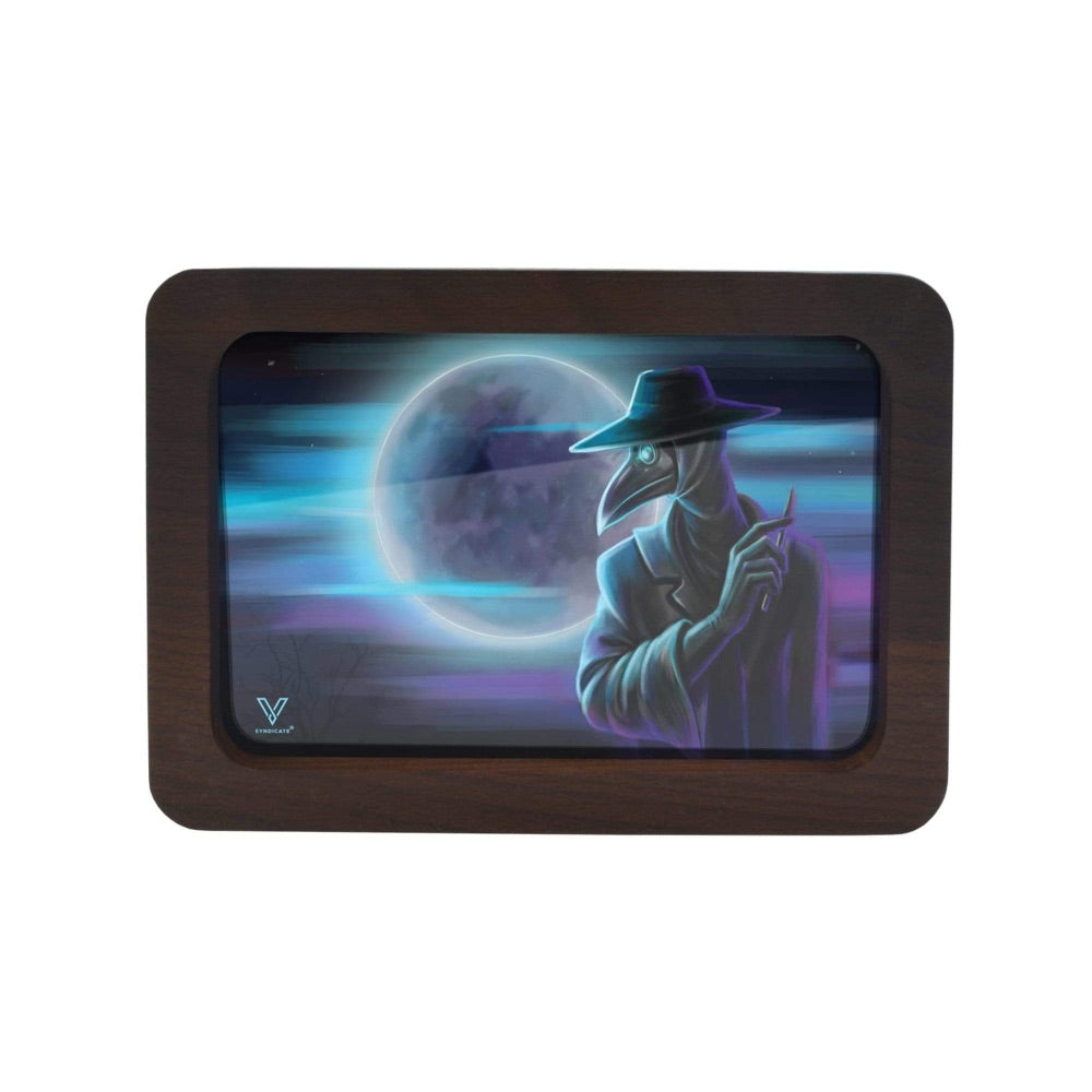 V Syndicate 3D High Def Wood Rolling Tray