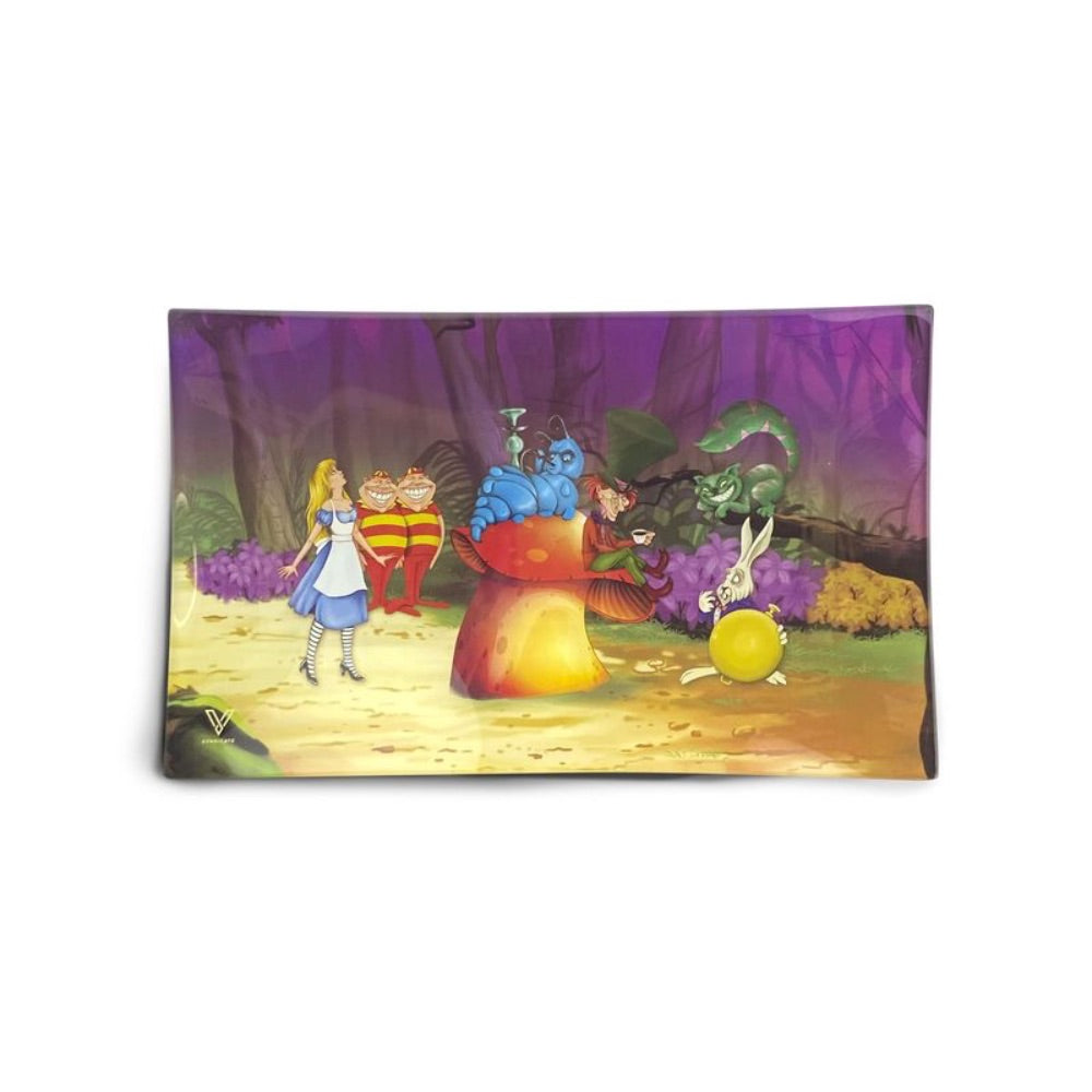 V Syndicate Large Glass Rolling Tray