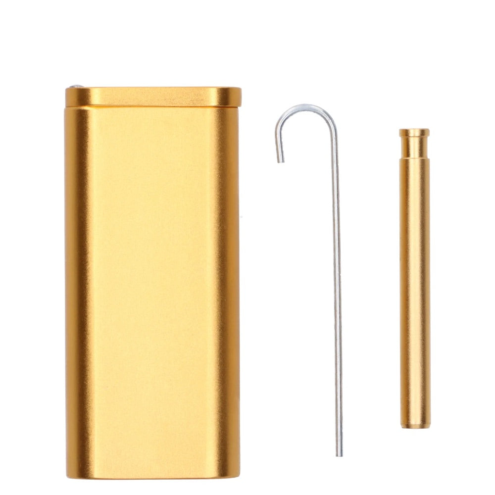 4 Inch Aluminum Dugout with One Hitter | Gold | all parts