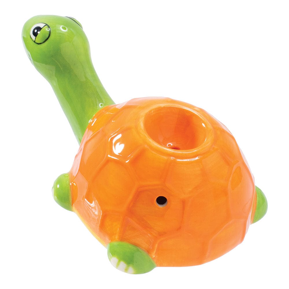 Daily High Club Hand Pipe Wacky Bowlz Sea Turtle Ceramic Pipe