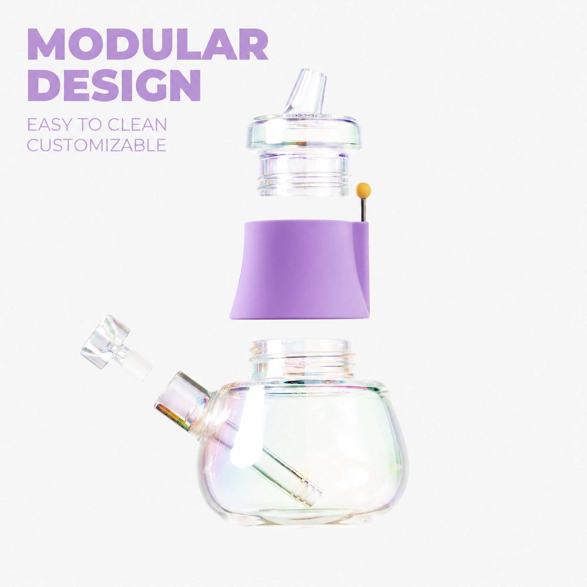 The Iridescent Bubbler - Lavender