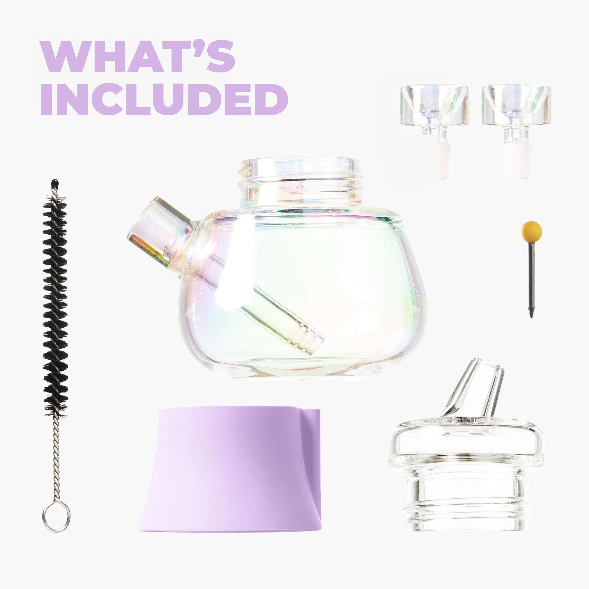The Iridescent Bubbler - Lavender