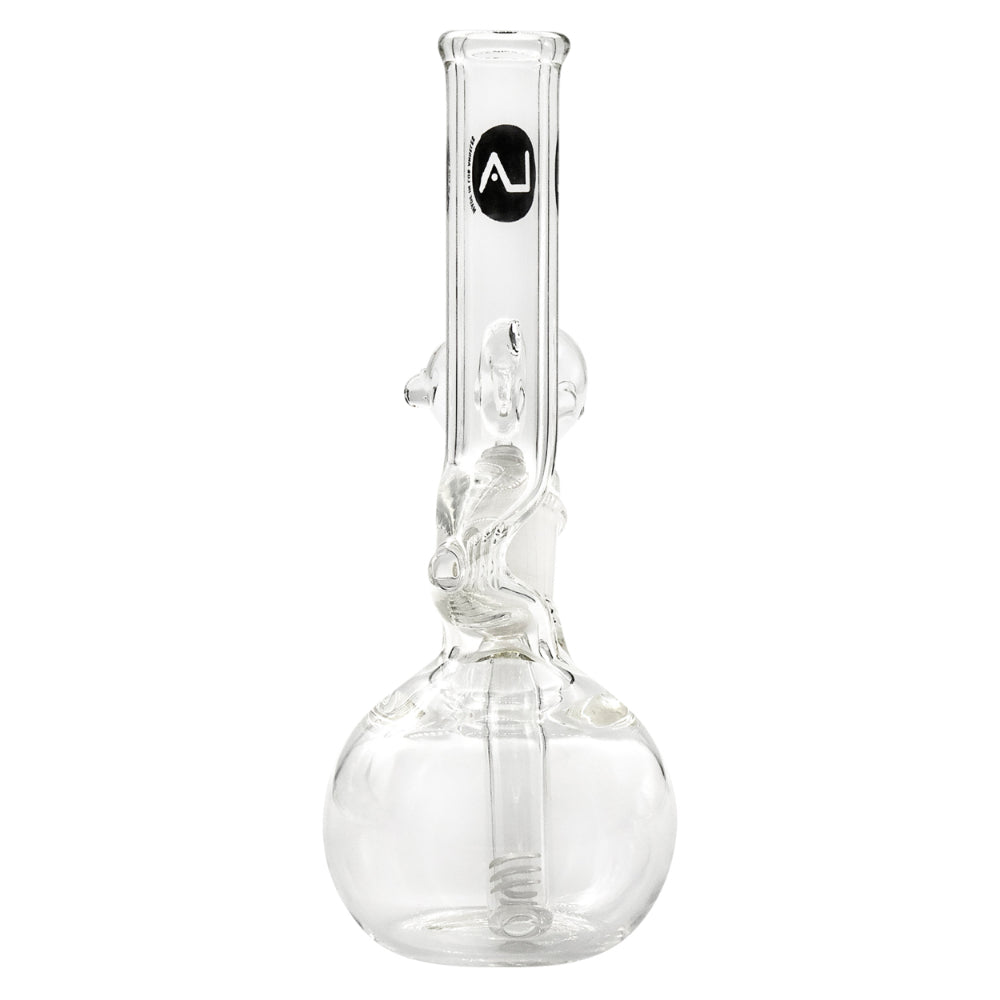 LA Pipes Simply Guy Bubble Base Zong Neck Water Pipe | Back view