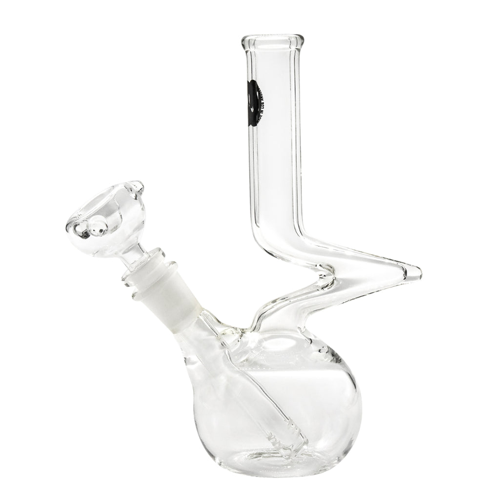 LA Pipes Simply Guy Bubble Base Zong Neck Water Pipe | Side view 4