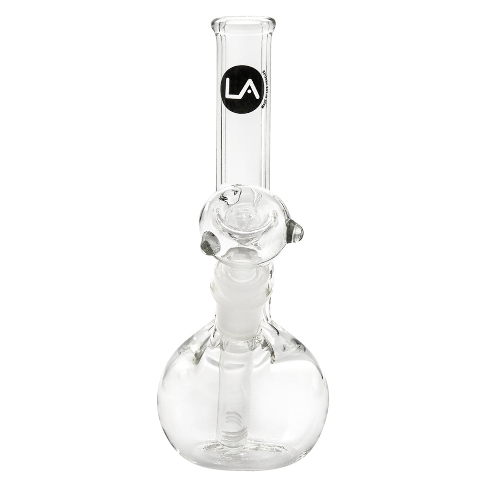 LA Pipes Simply Guy Bubble Base Zong Neck Water Pipe | Front view