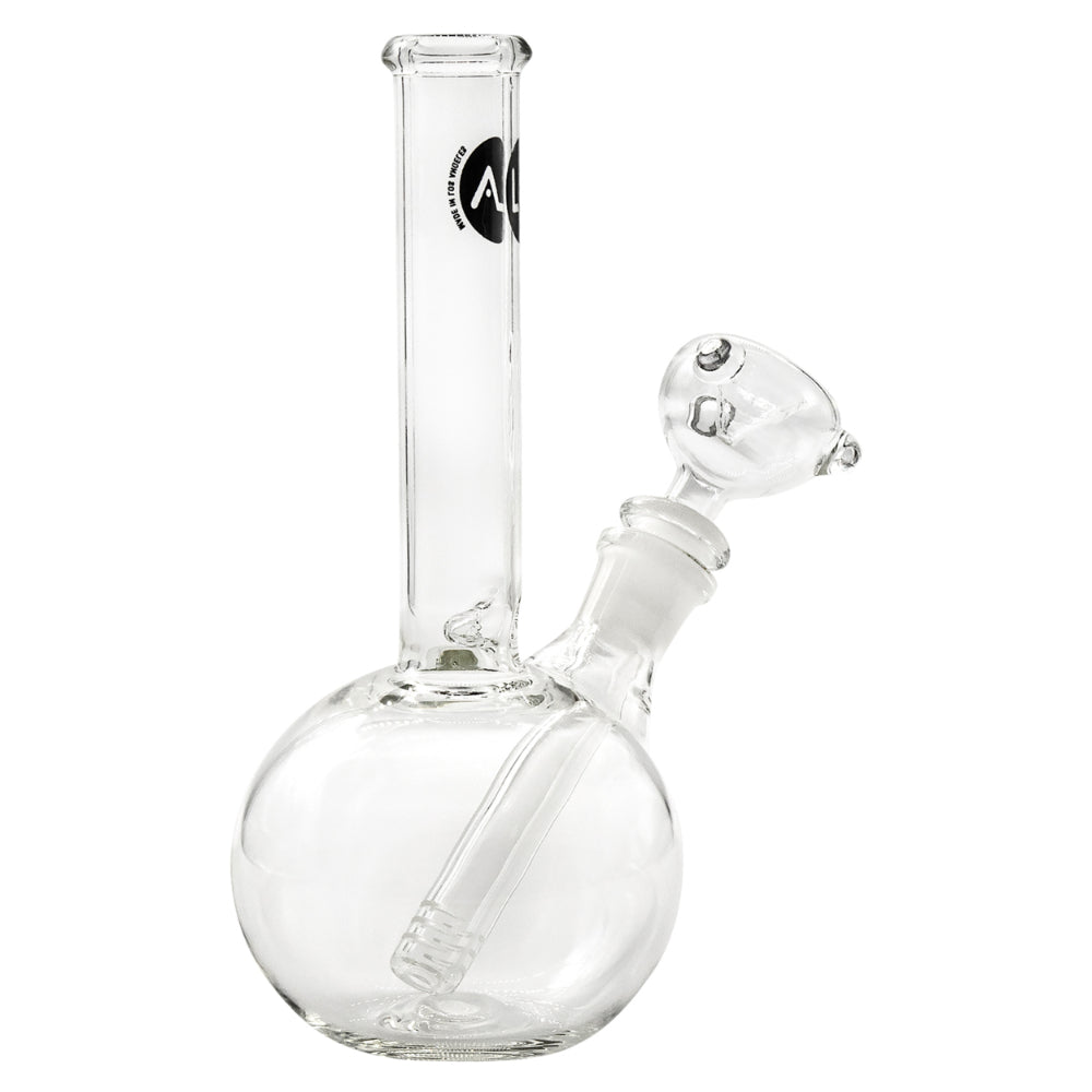 LA Pipes Simply Guy 8" Bubble Base Ice Bong | Side view 2