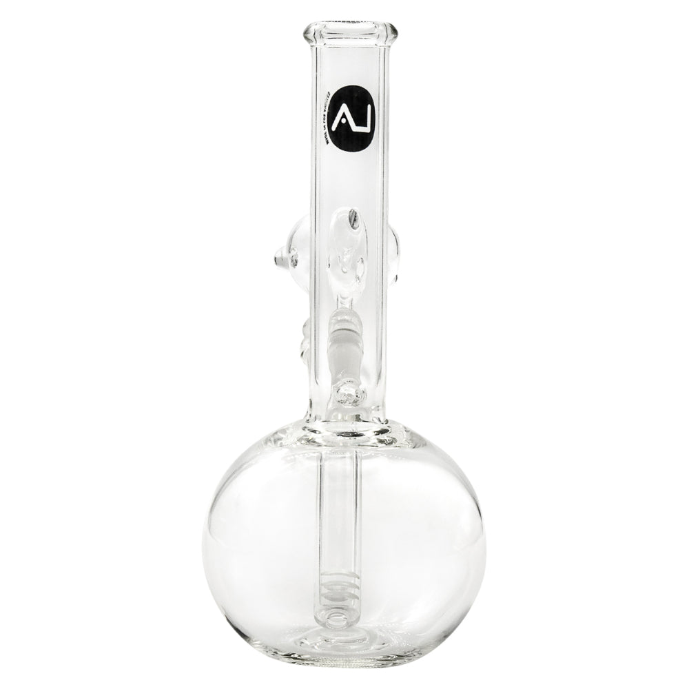 LA Pipes Simply Guy 8" Bubble Base Ice Bong | Back view