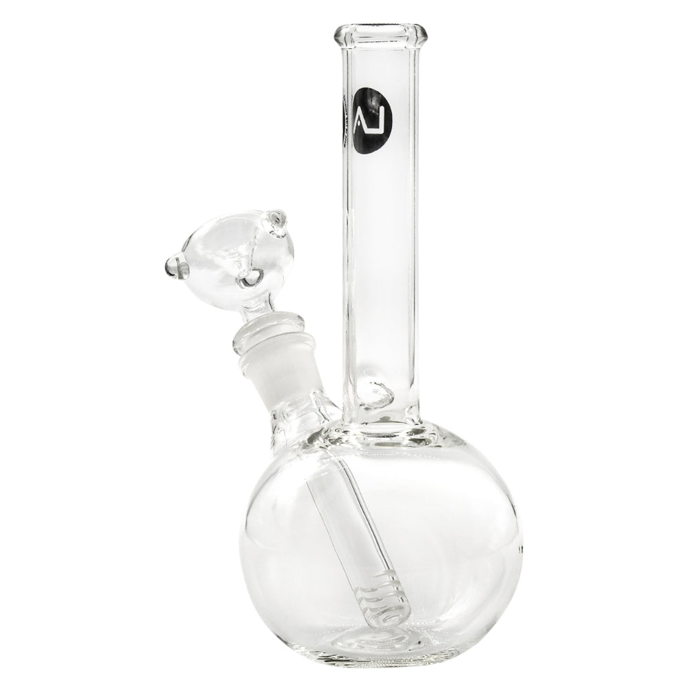 LA Pipes Simply Guy 8" Bubble Base Ice Bong | Side view 3