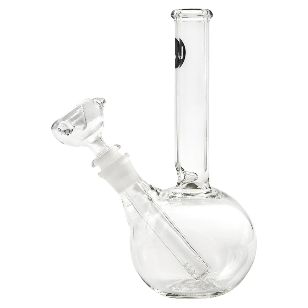 LA Pipes Simply Guy 8" Bubble Base Ice Bong | Side view 4