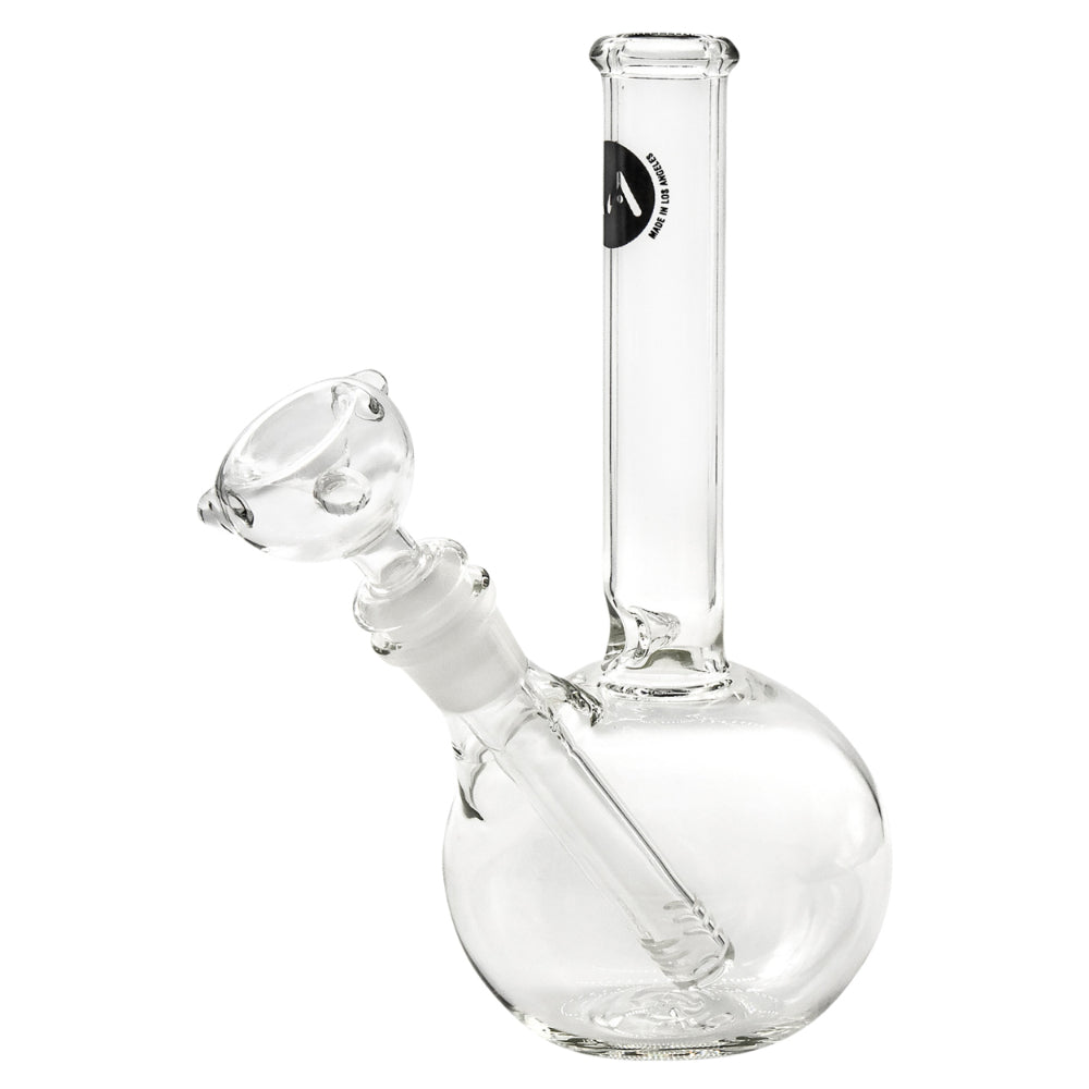 LA Pipes Simply Guy 8" Bubble Base Ice Bong | Side view 5