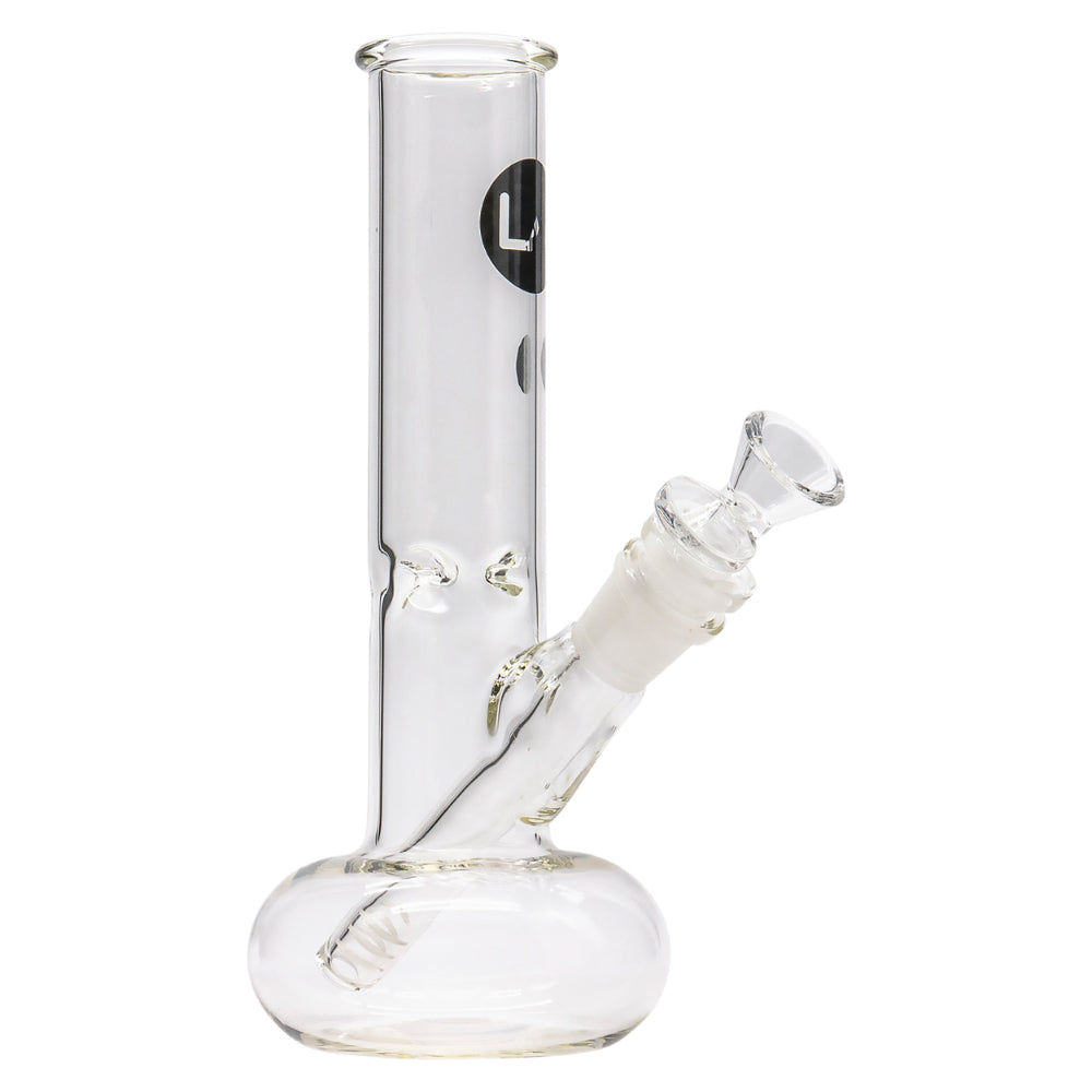 LA Pipes Simply Guy 8 Donut Base Ice Bong | Side view 2
