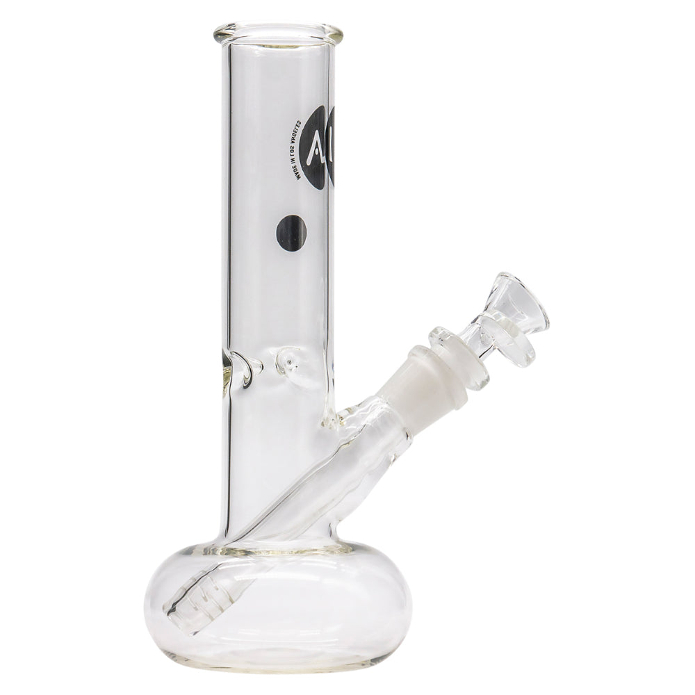 LA Pipes Simply Guy 8 Donut Base Ice Bong | Side view 1