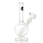 LA Pipes Simply Guy 8" Pedestal Base Ice Bong | Side view 1