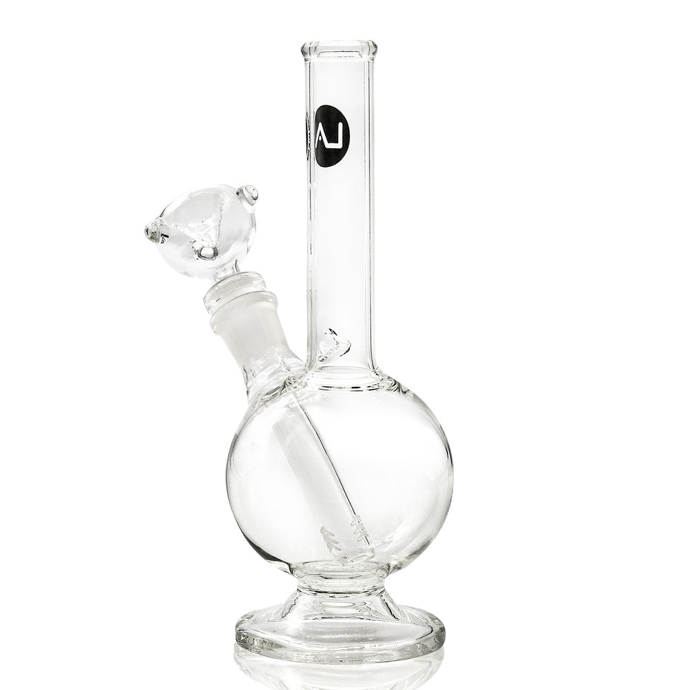 LA Pipes Simply Guy 8" Pedestal Base Ice Bong | Side view 3