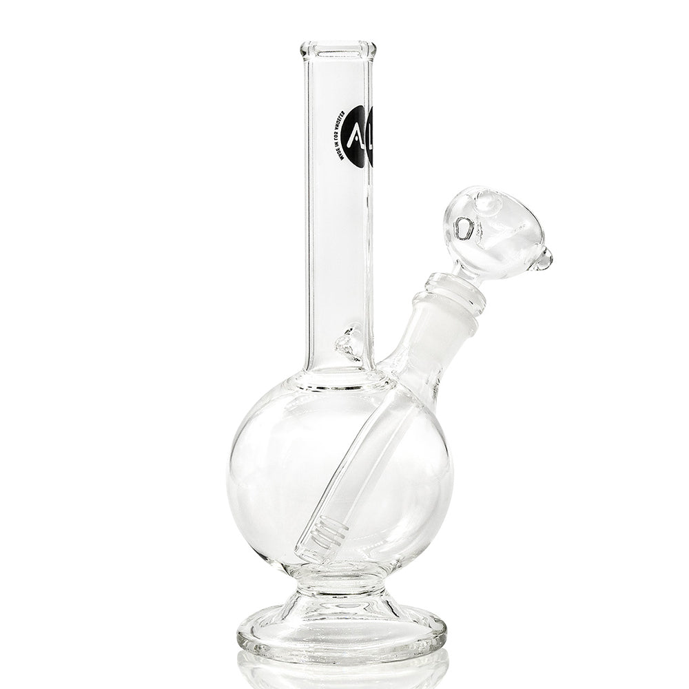 LA Pipes Simply Guy 8" Pedestal Base Ice Bong | Side view 4