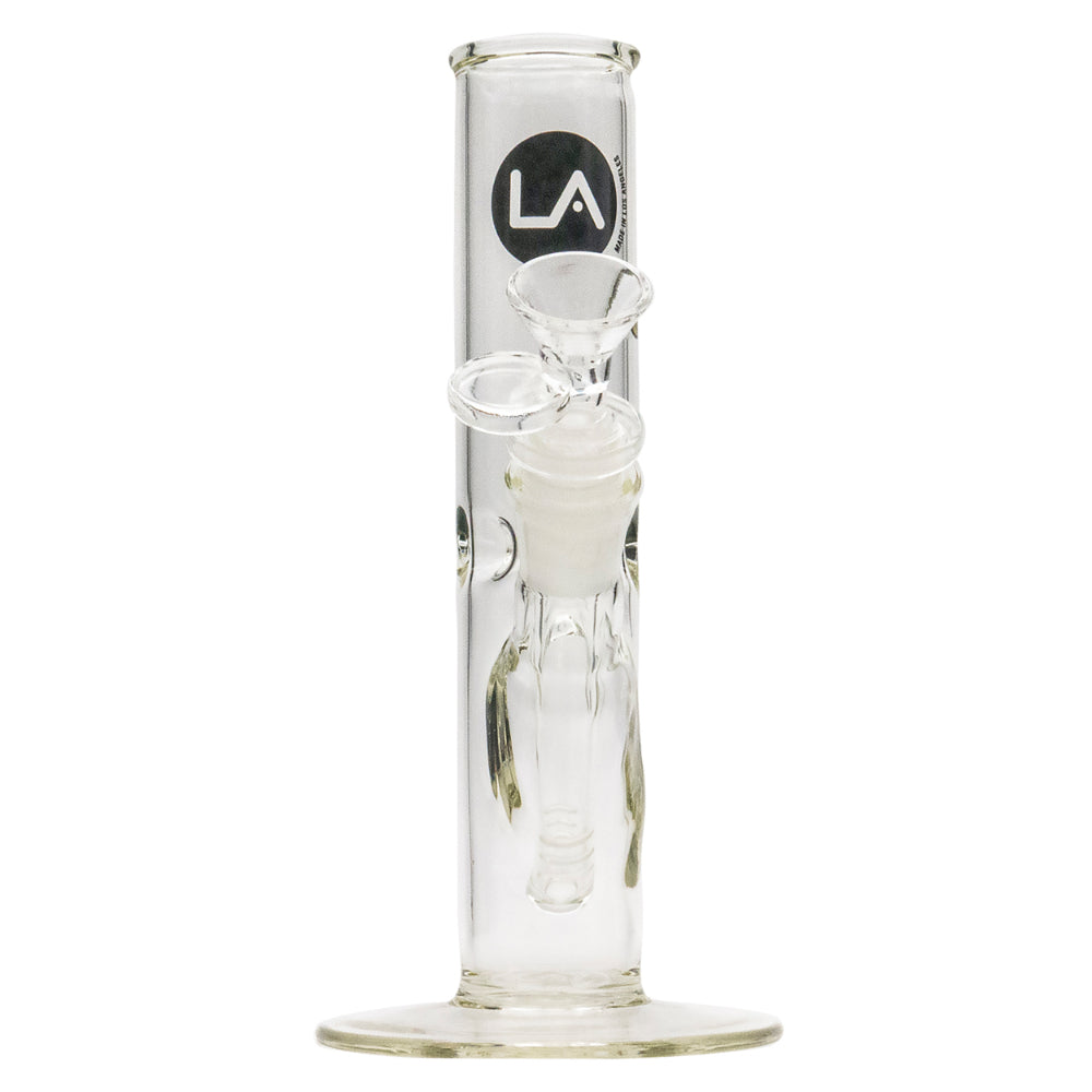 LA Pipes Straight Ice Bong | 9 Inch | Front view