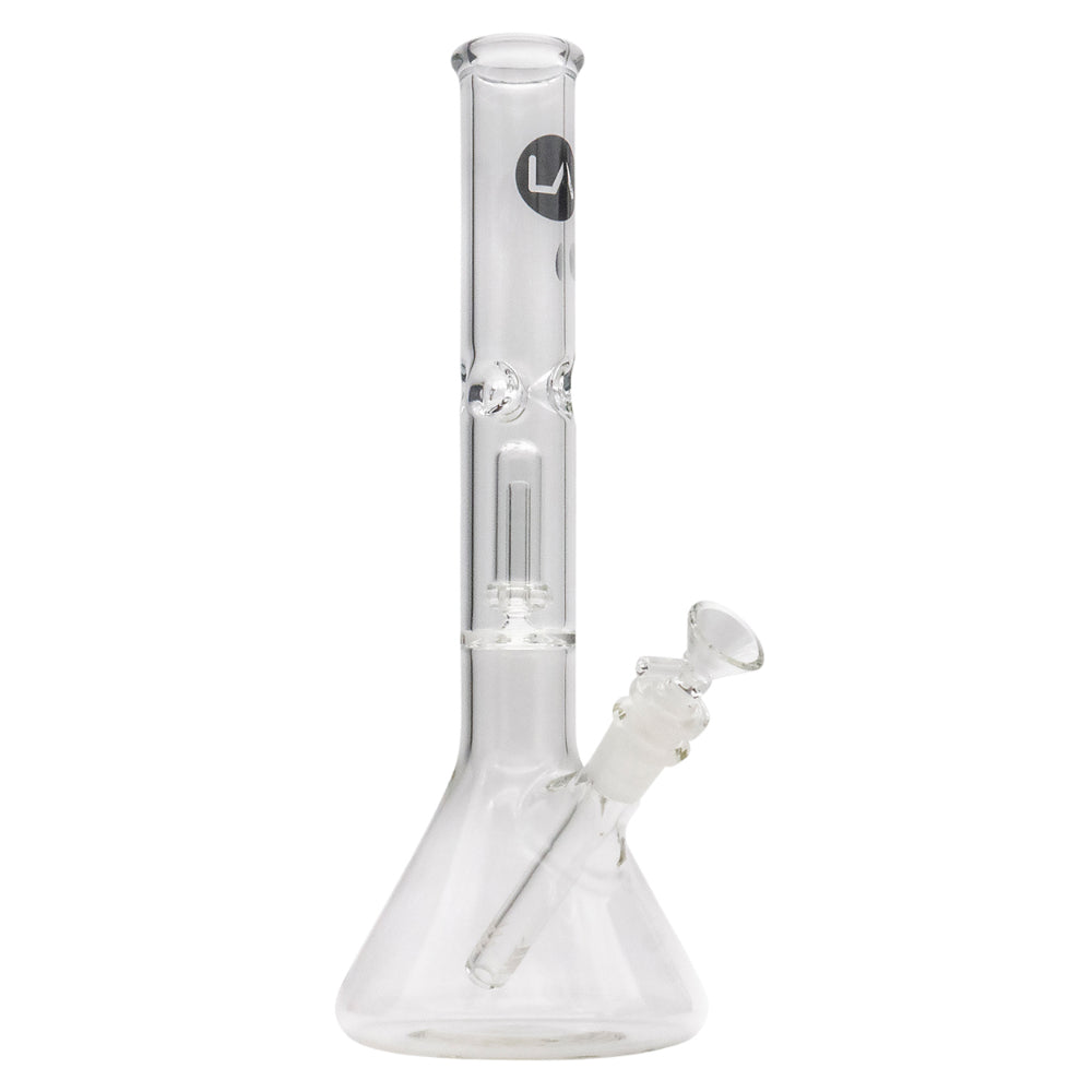 LA Pipes Beaker Ice Bong with Showerhead Percolator | 12 Inch | Side view 2