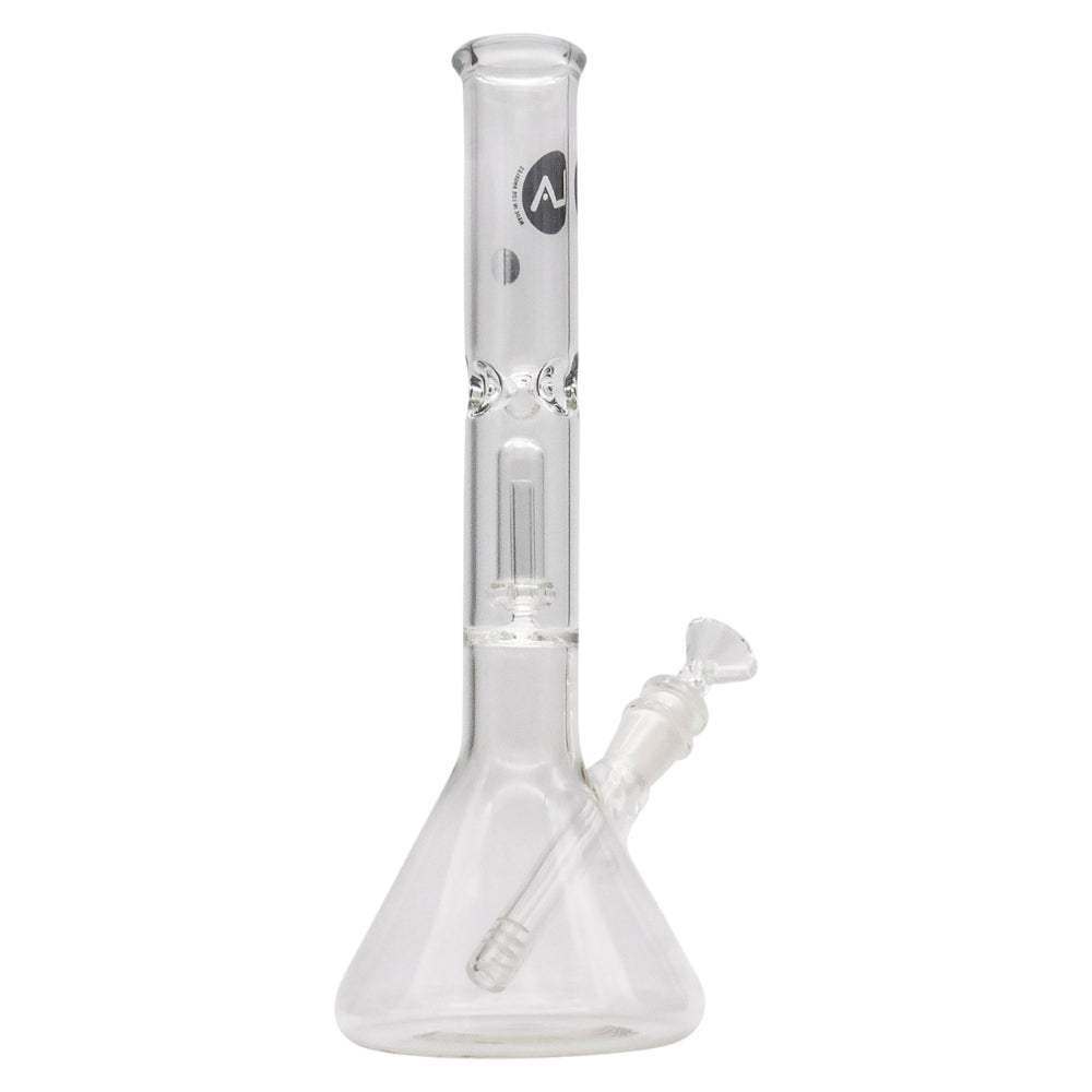 LA Pipes Beaker Ice Bong with Showerhead Percolator | 12 Inch | Side view 6