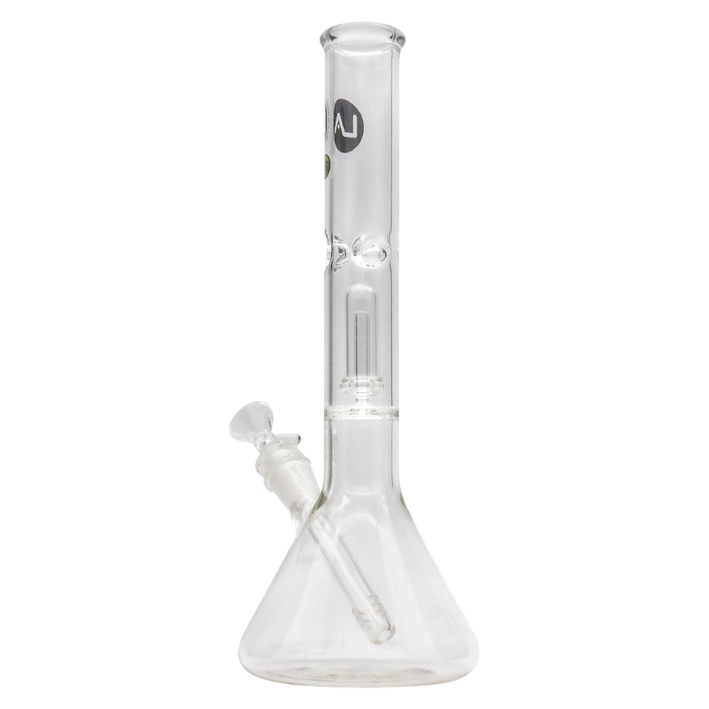 LA Pipes Beaker Ice Bong with Showerhead Percolator | 12 Inch | Side view 5