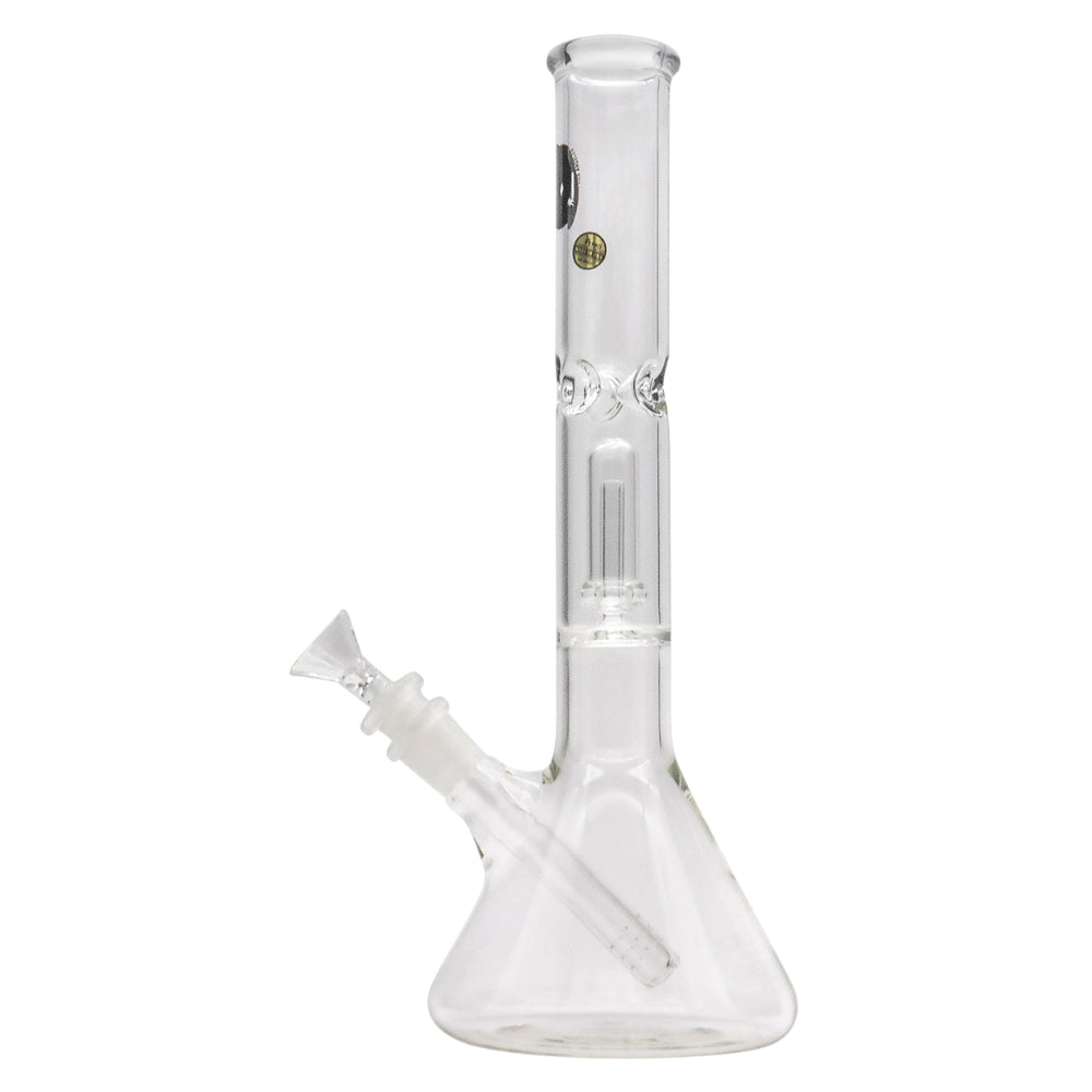 LA Pipes Beaker Ice Bong with Showerhead Percolator | 12 Inch | Side view 4