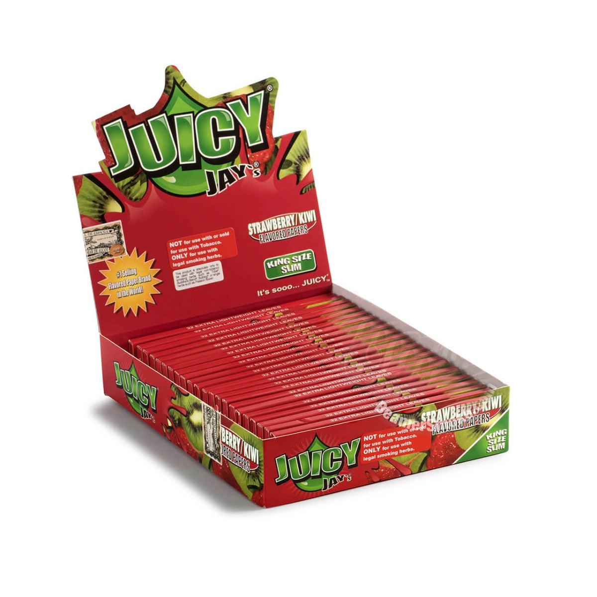 Juicy Jay's Strawberry & Kiwi King Size Rolling Papers