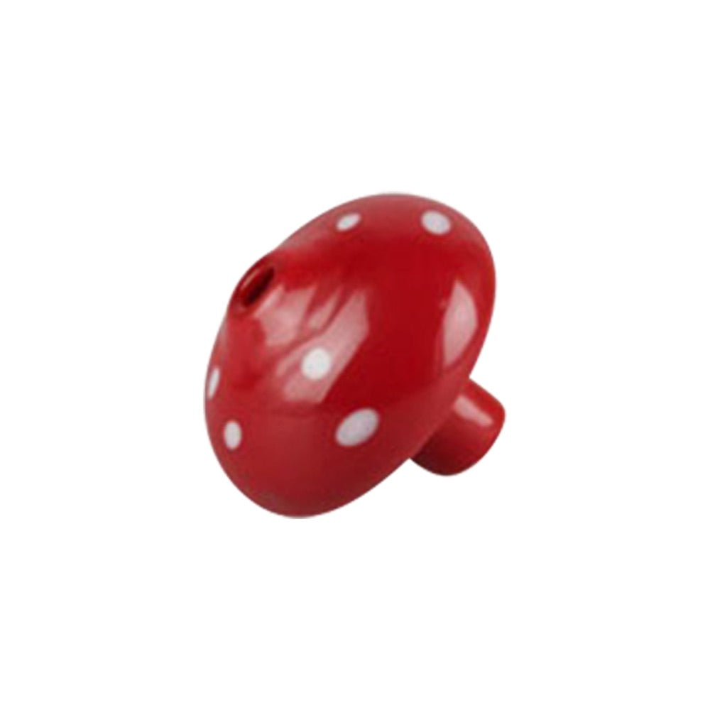Worked Mushroom Carb Cap | red