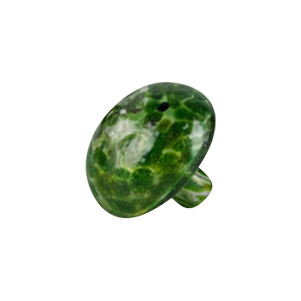 Worked Mushroom Carb Cap | green