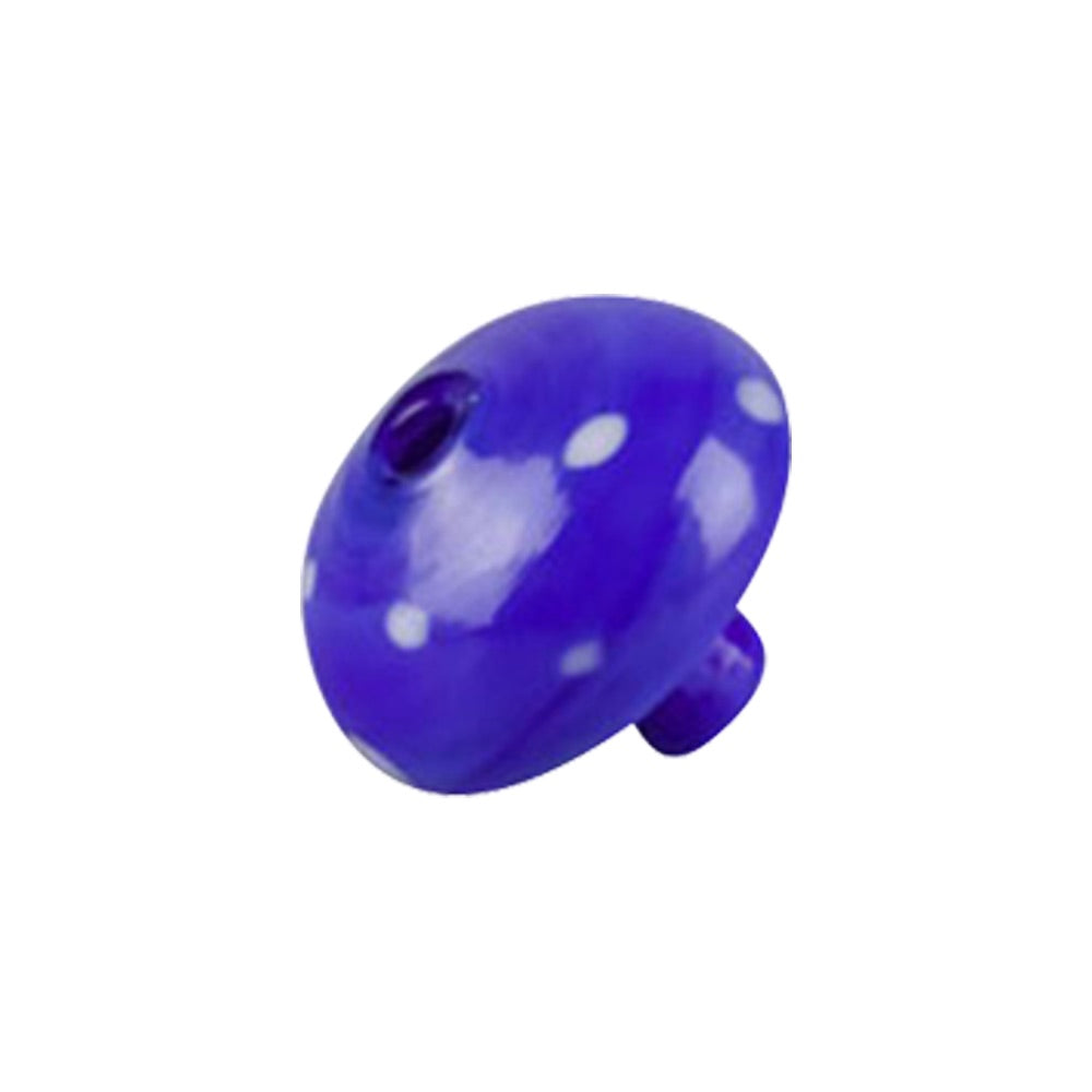 Worked Mushroom Carb Cap | blue