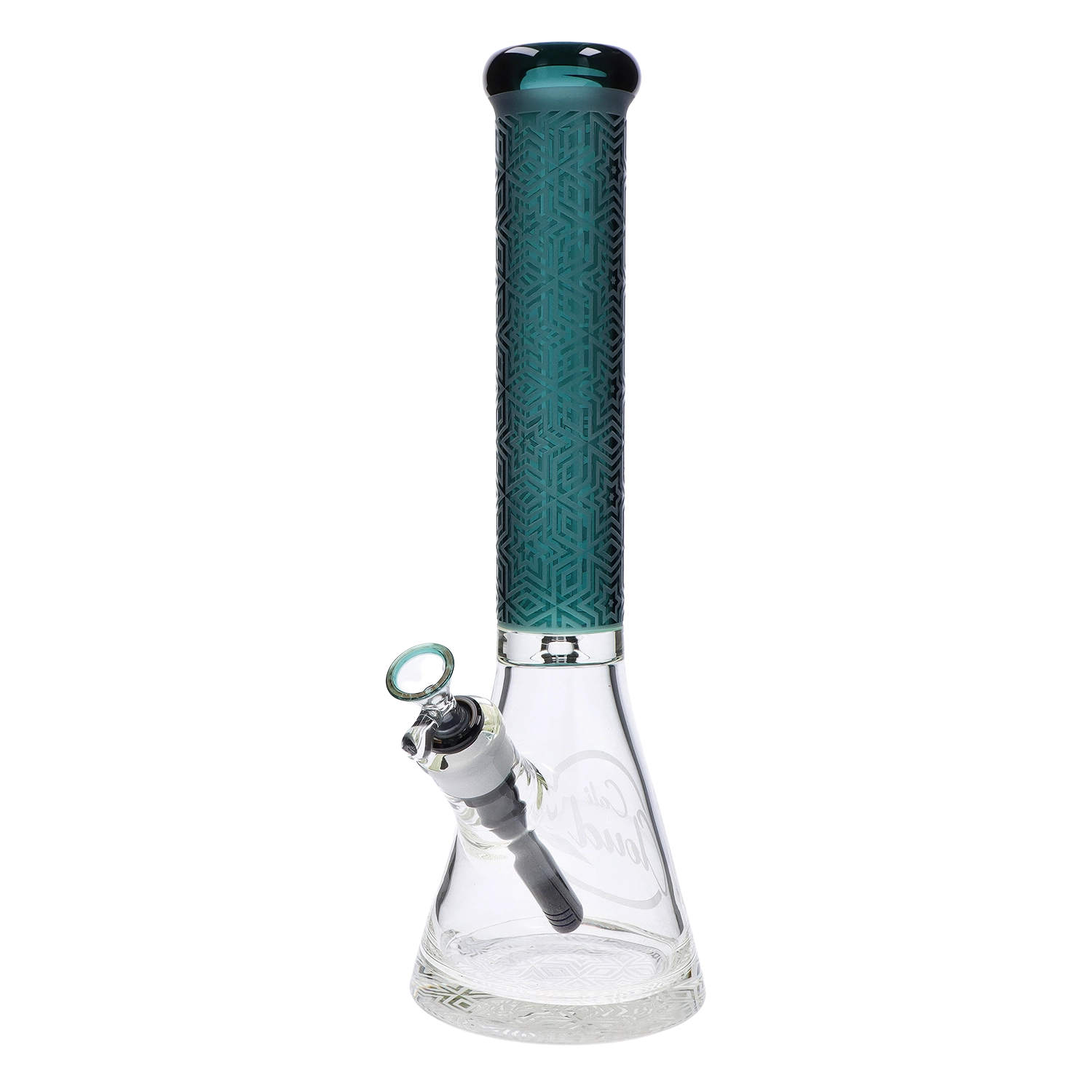 Cali Cloud X 15-inch Engraved Thick Base Beaker Bong