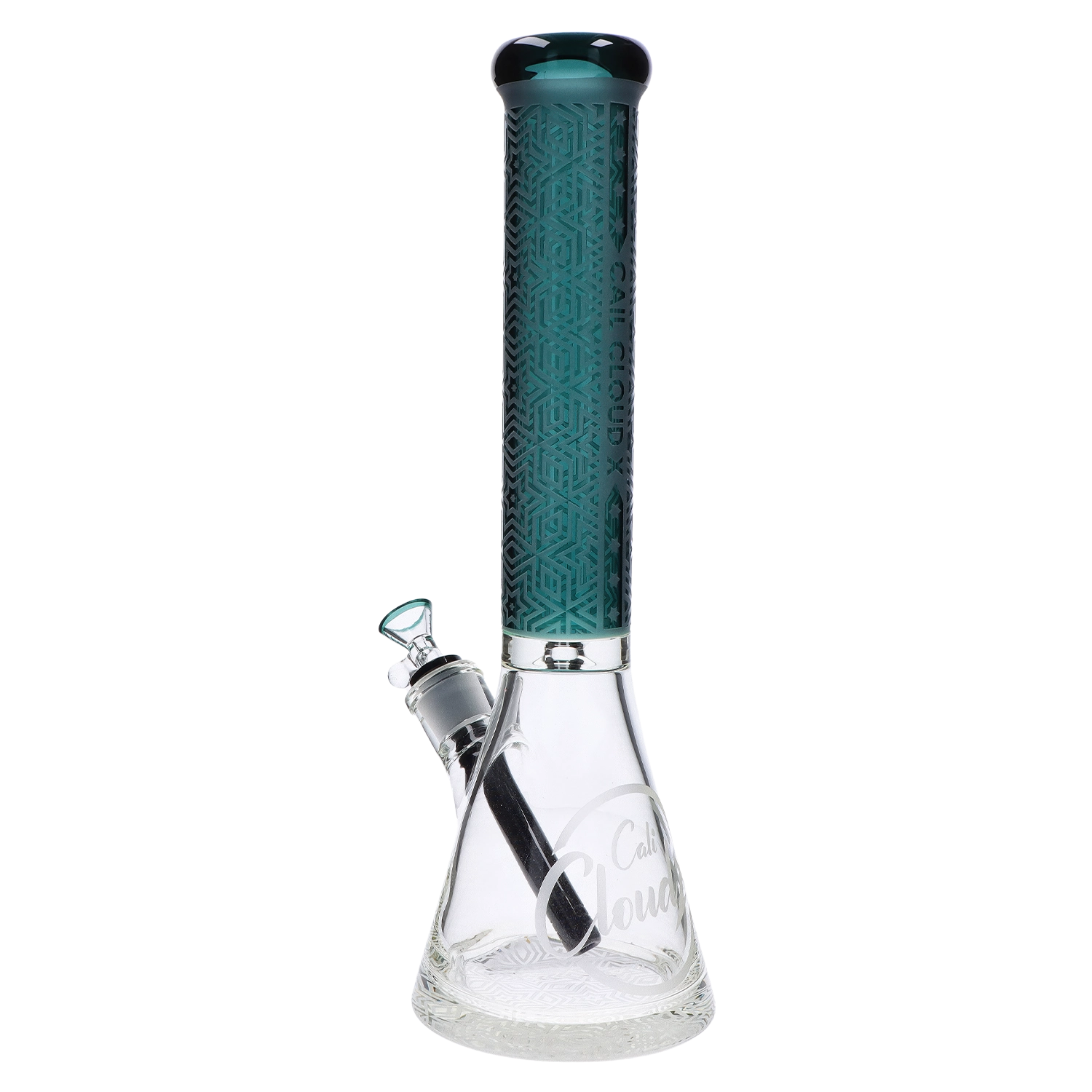 Cali Cloud X 15-inch Engraved Thick Base Beaker Bong