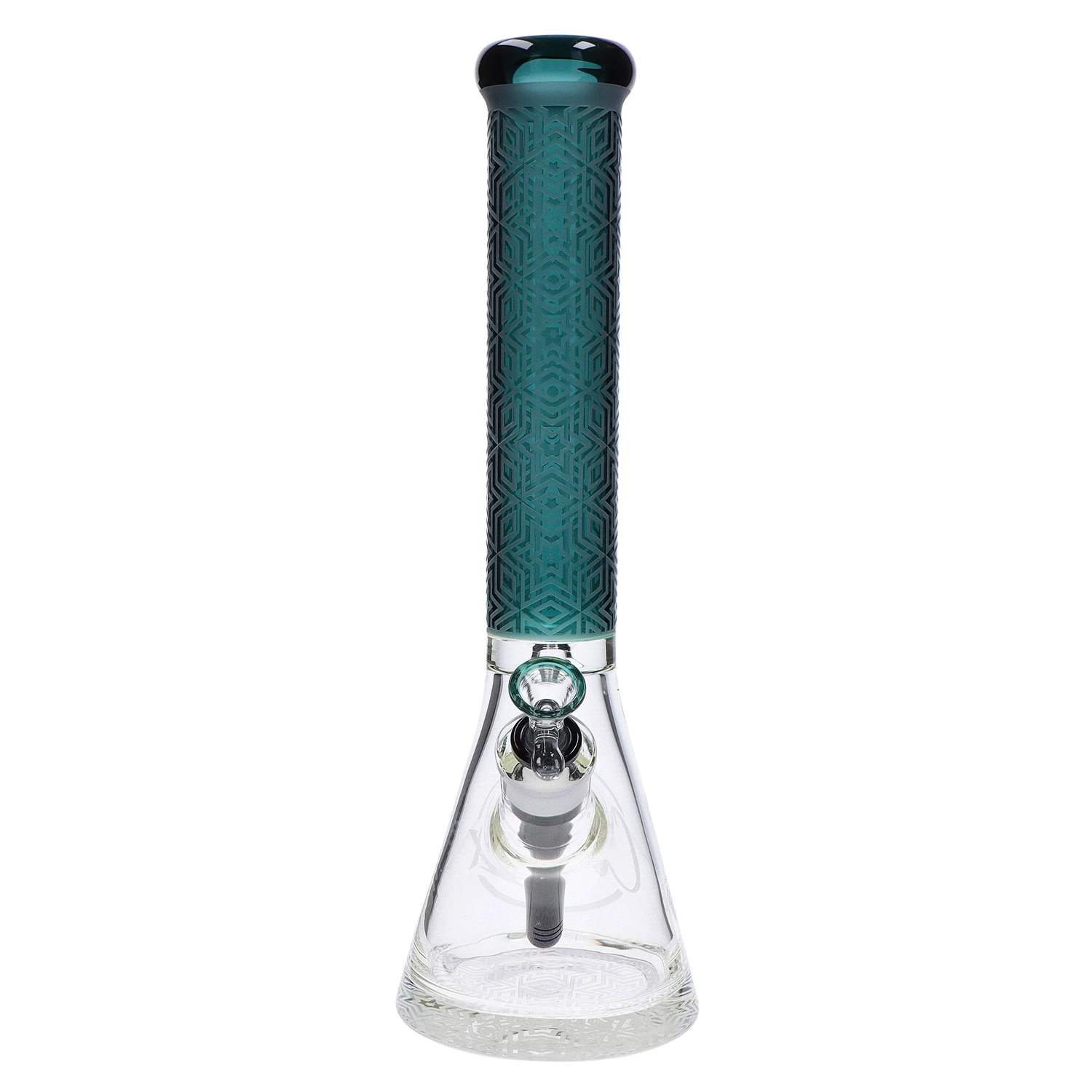 Cali Cloud X 15-inch Engraved Thick Base Beaker Bong
