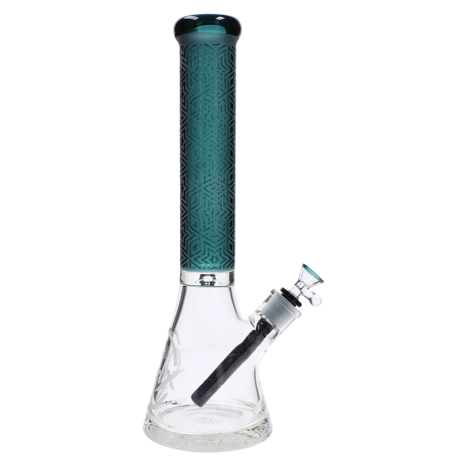 Cali Cloud X 15-inch Engraved Thick Base Beaker Bong