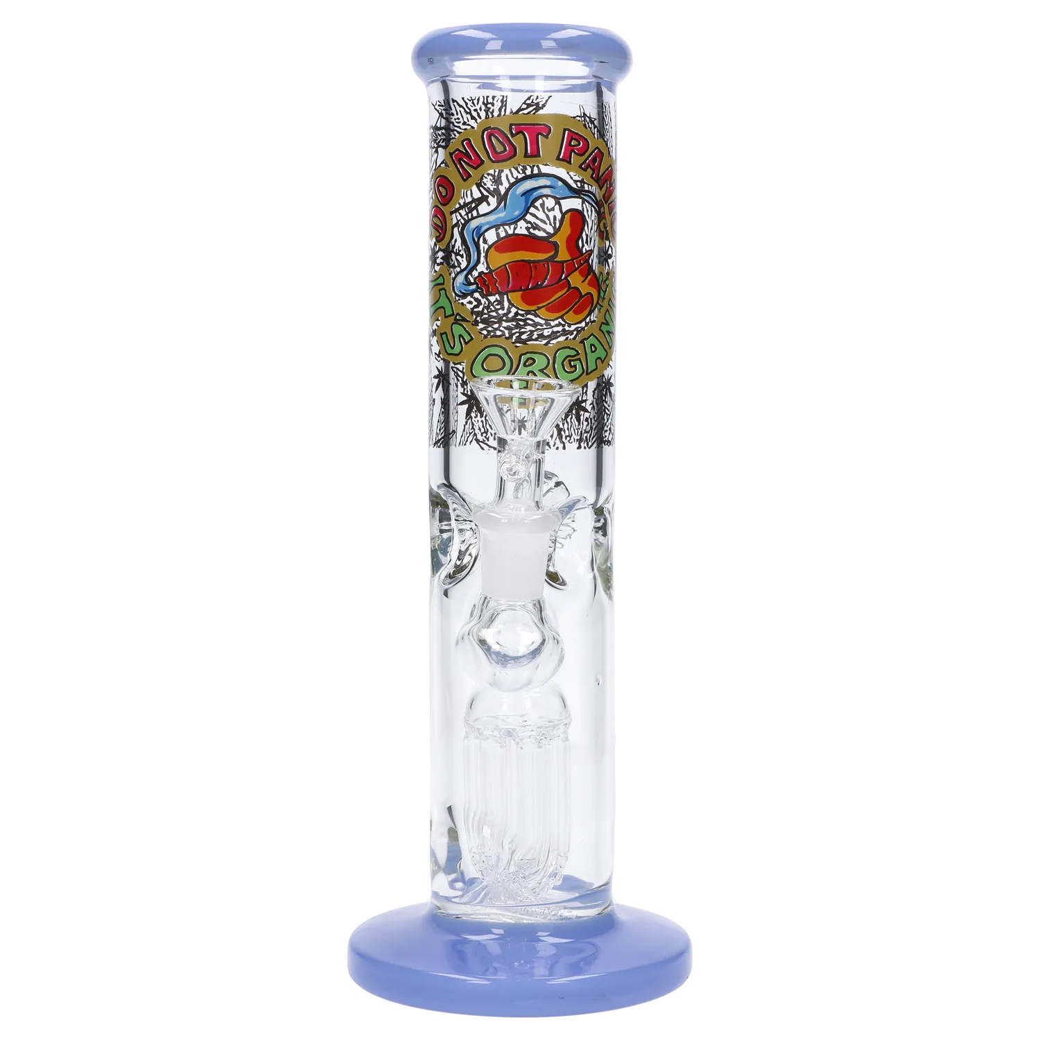 Do Not Panic Straight Tube with Tree Perc - 10 in