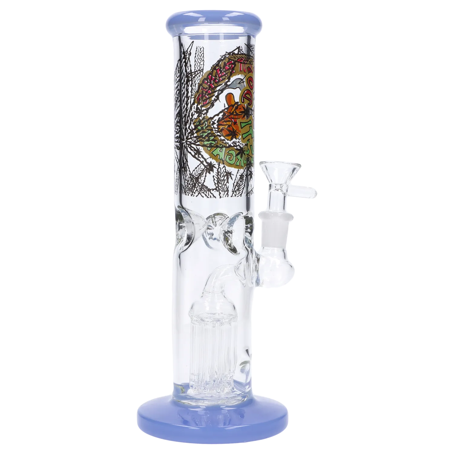 Do Not Panic Straight Tube with Tree Perc - 10 in