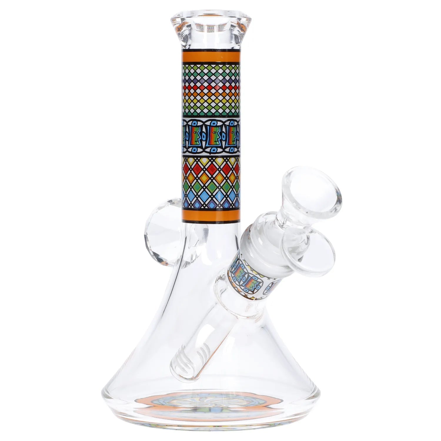 Dazzling Diamond Beaker with Colorful Tube - 7 in.
