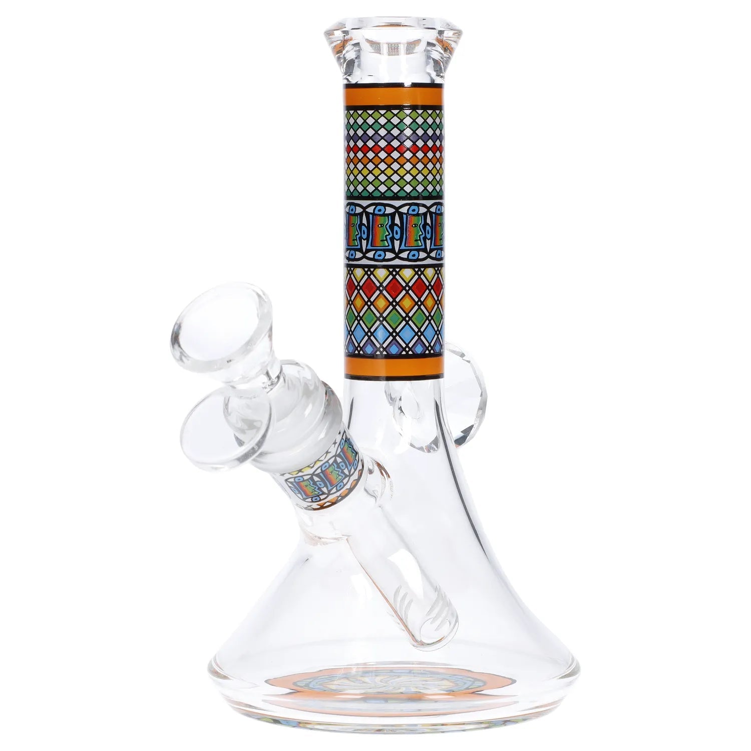 Dazzling Diamond Beaker with Colorful Tube - 7 in.
