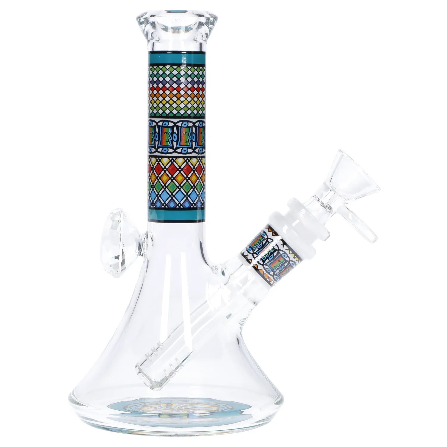 Dazzling Diamond Beaker with Colorful Tube - 7 in.