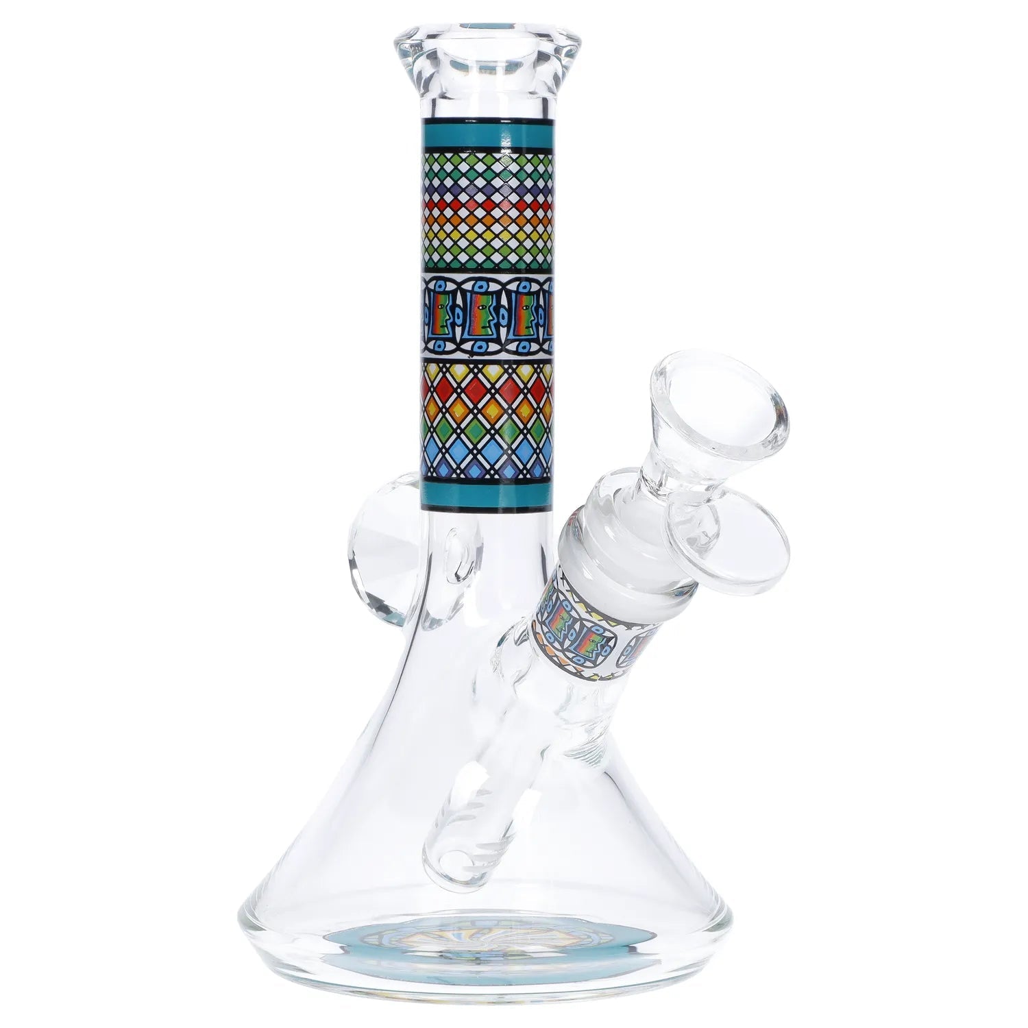 Dazzling Diamond Beaker with Colorful Tube - 7 in.